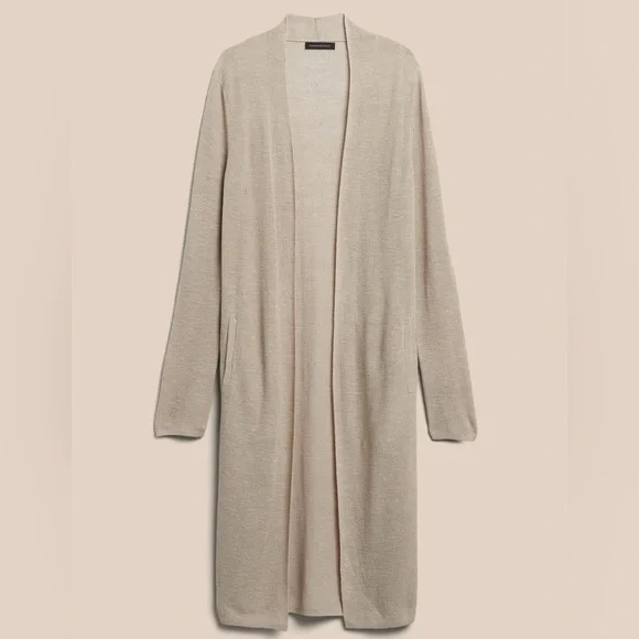 Banana Republic Linen-blend Duster Cardigan - Picture 3 of 5